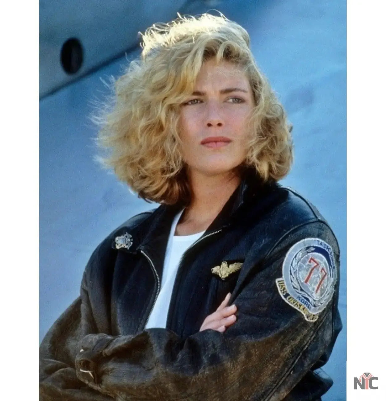 Kelly McGillis Top Gun Leather Jacket NYC Jackets