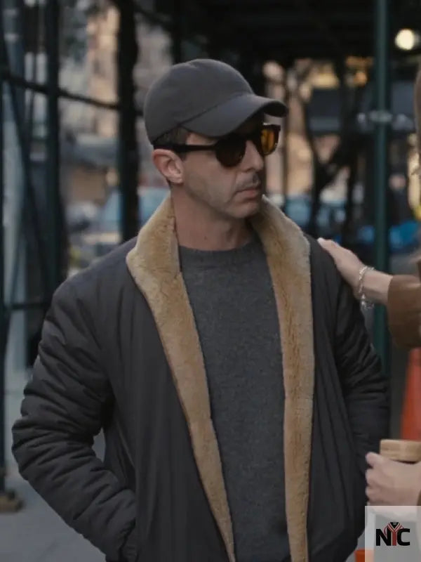 Kendall Roy Succession S04 Shearling Jacket NYC Jackets