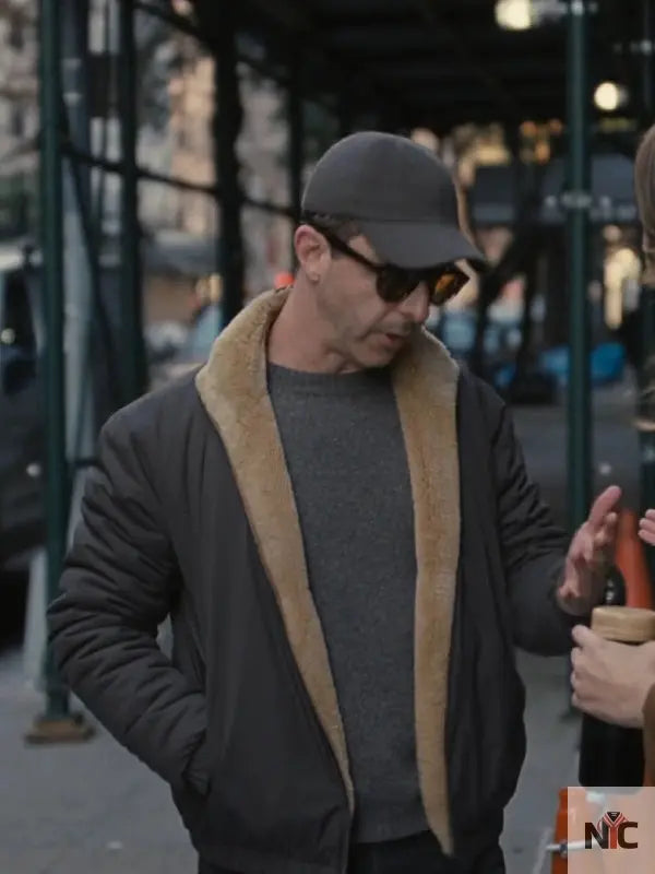 Kendall Roy Succession S04 Shearling Jacket NYC Jackets