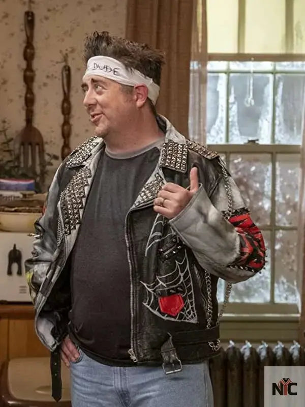 Kevin Can F**k Himself Season 2 Kevin McRoberts Studded Jacket NYC Jackets