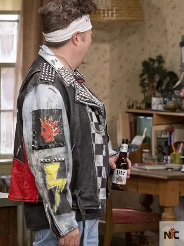 Kevin Can F**k Himself Season 2 Kevin McRoberts Studded Jacket NYC Jackets