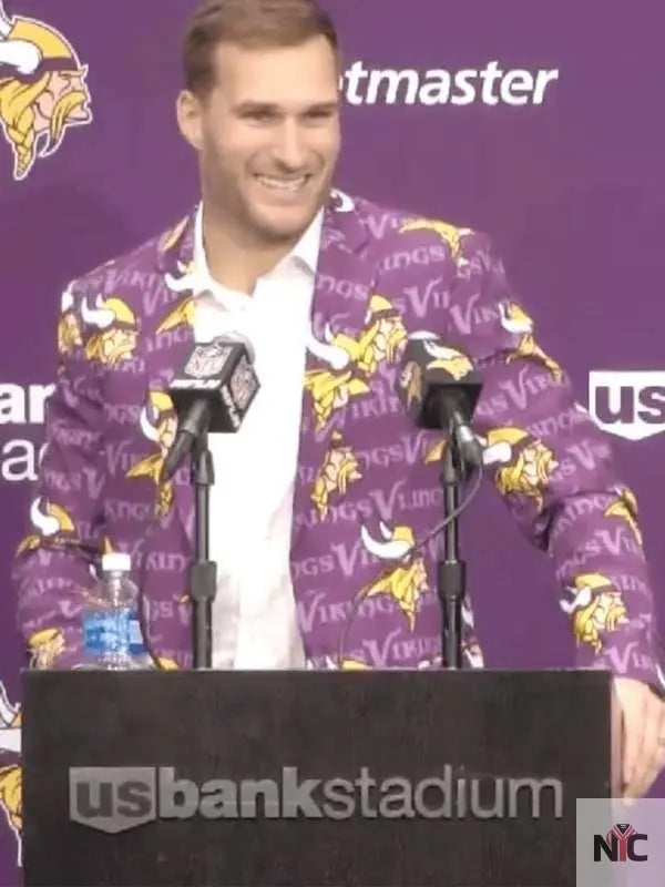 Kirk Cousins Minnesota Vikings Blazer NYC Jackets