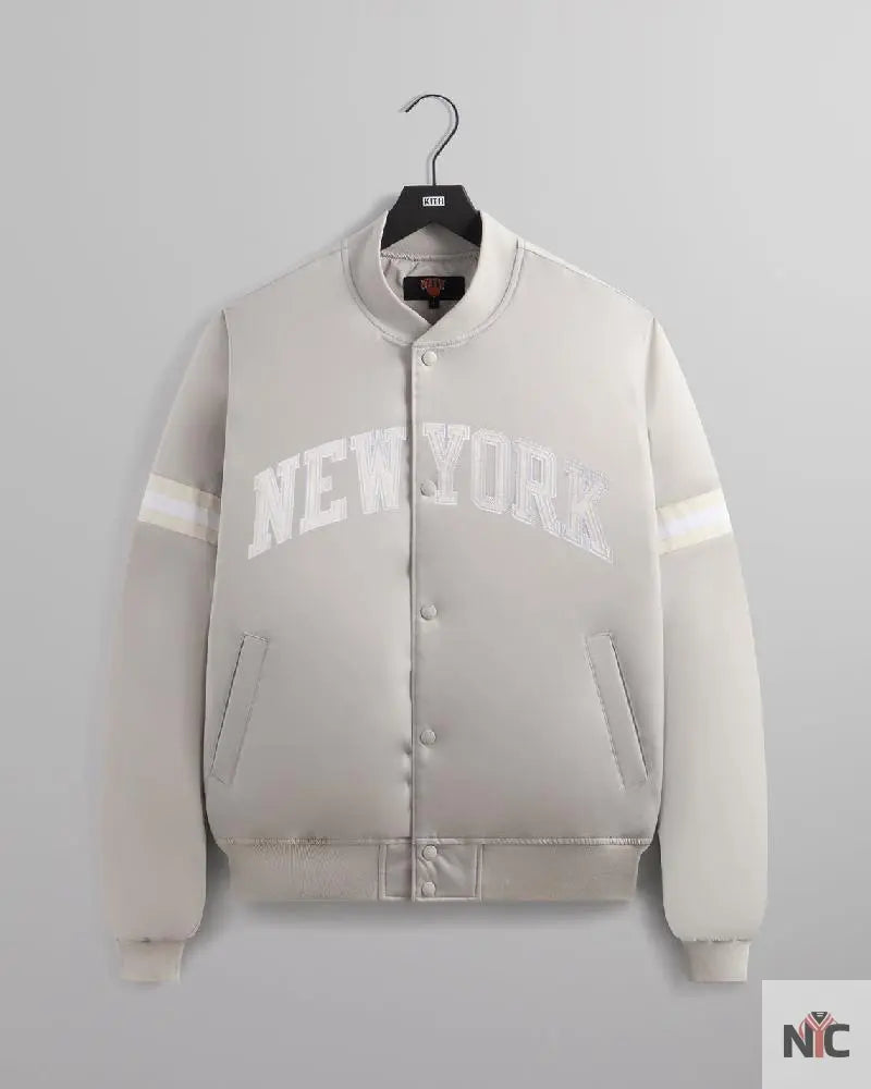 Kith For The New York Knicks Empire Satin Bomber Jacket NYC Jackets