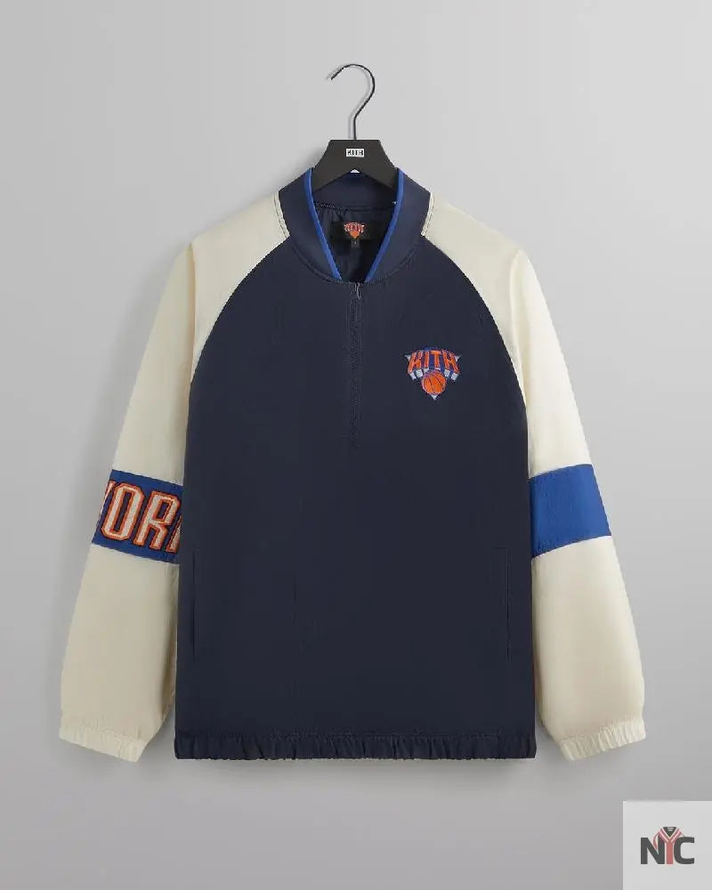 Kith for the New York Knicks Nylon Quarter Zip NYC Jackets