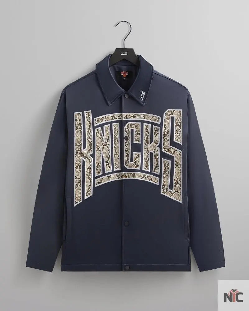 Kith for the New York Knicks Snap Front Coaches Jacket NYC Jackets
