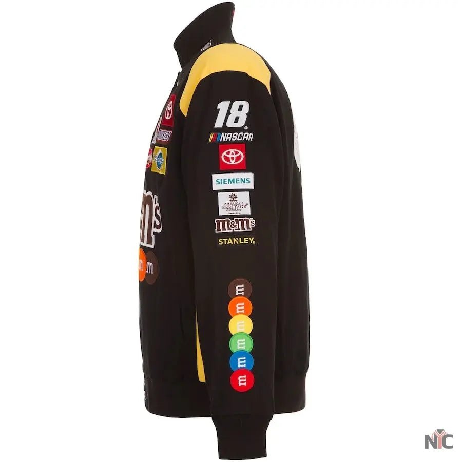 Kyle Busch M&Ms Full-Snap Twill Jacket NYC Jackets
