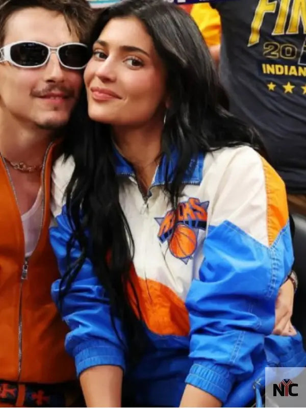 Kylie Jenner Knicks Game Vintage Jacket NYC Jackets