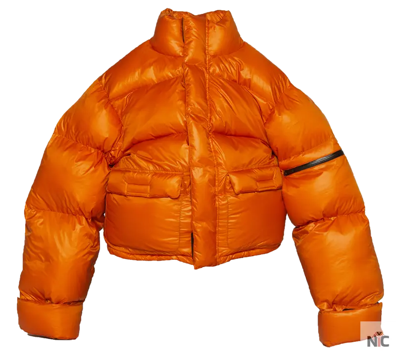 Kylie Jenner Orange Puffer Jacket NYC Jackets