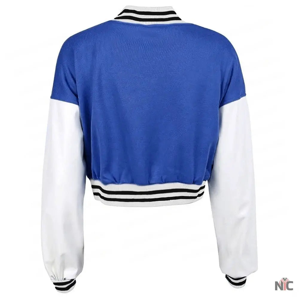 LA Cropped Becky G Letterman Varsity Jacket NYC Jackets