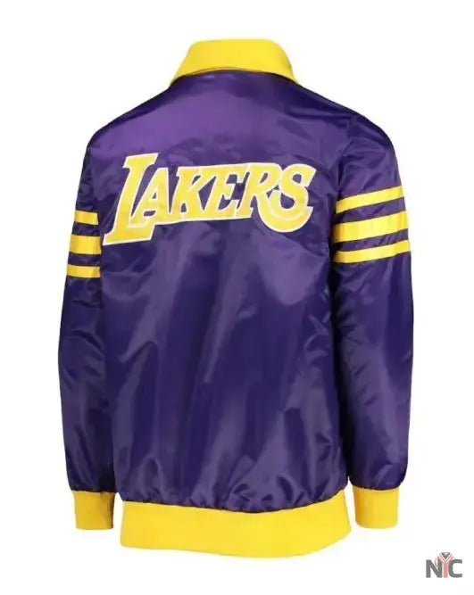 Lakers Starter Purple The Captain II Jacket NYC Jackets