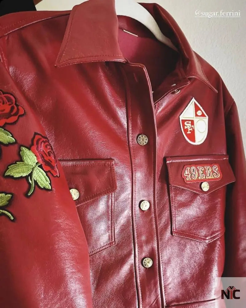 Lana Del Rey Super Bowl LVIII Red Jacket NYC Jackets
