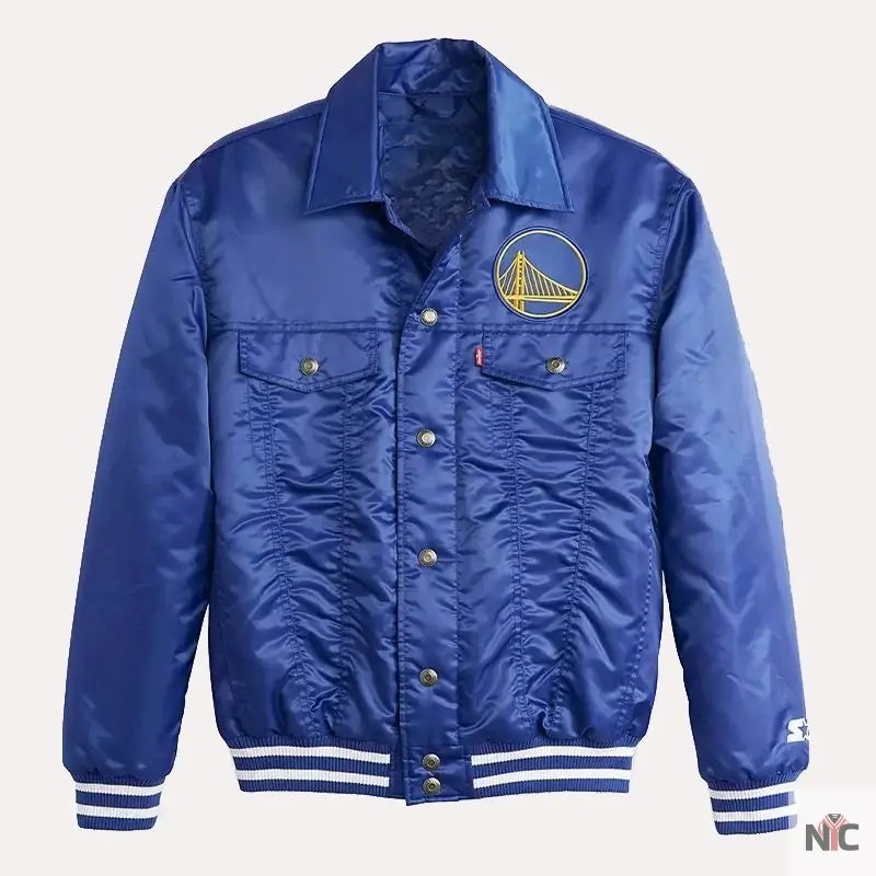 Levis X Starter Golden State Warriors Jacket NYC Jackets