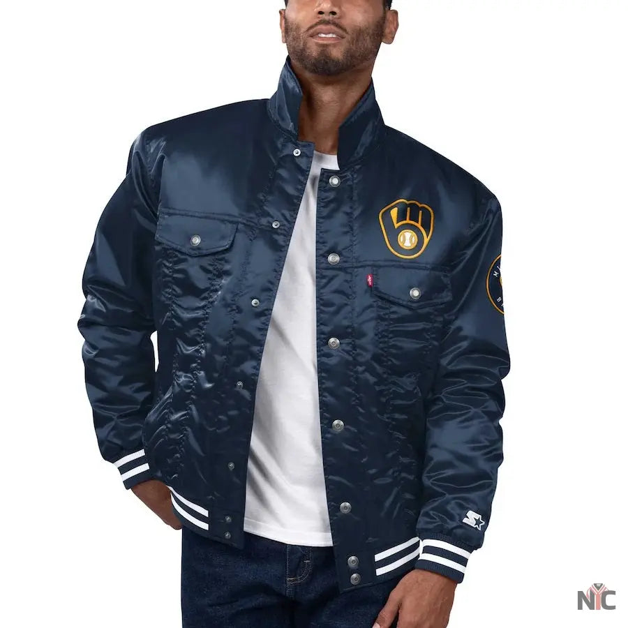 Levis x Starter Milwaukee Brewers Jacket NYC Jackets