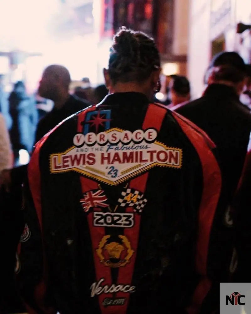 Lewis Hamilton Las Vegas Versace Racing Jacket NYC Jackets