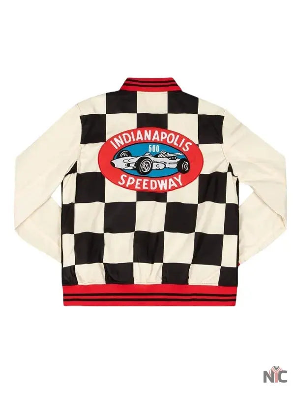 Lexie Hull Indianapolis 500 Checkered Flag Jacket NYC Jackets