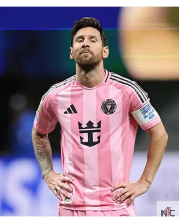 Lionel Messi FIFA Club World Cup 2025 Pink T-Shirt NYC Jackets