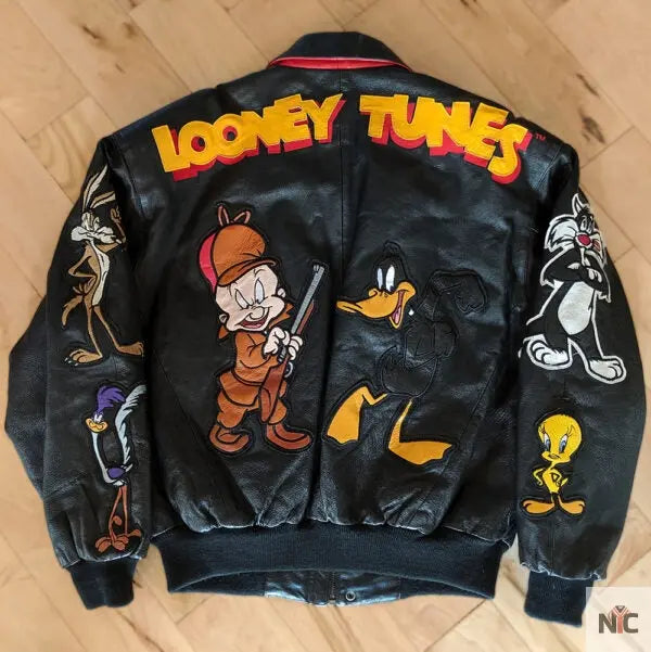 Looney Tunes Warner Brothers Leather Jacket NYC Jackets