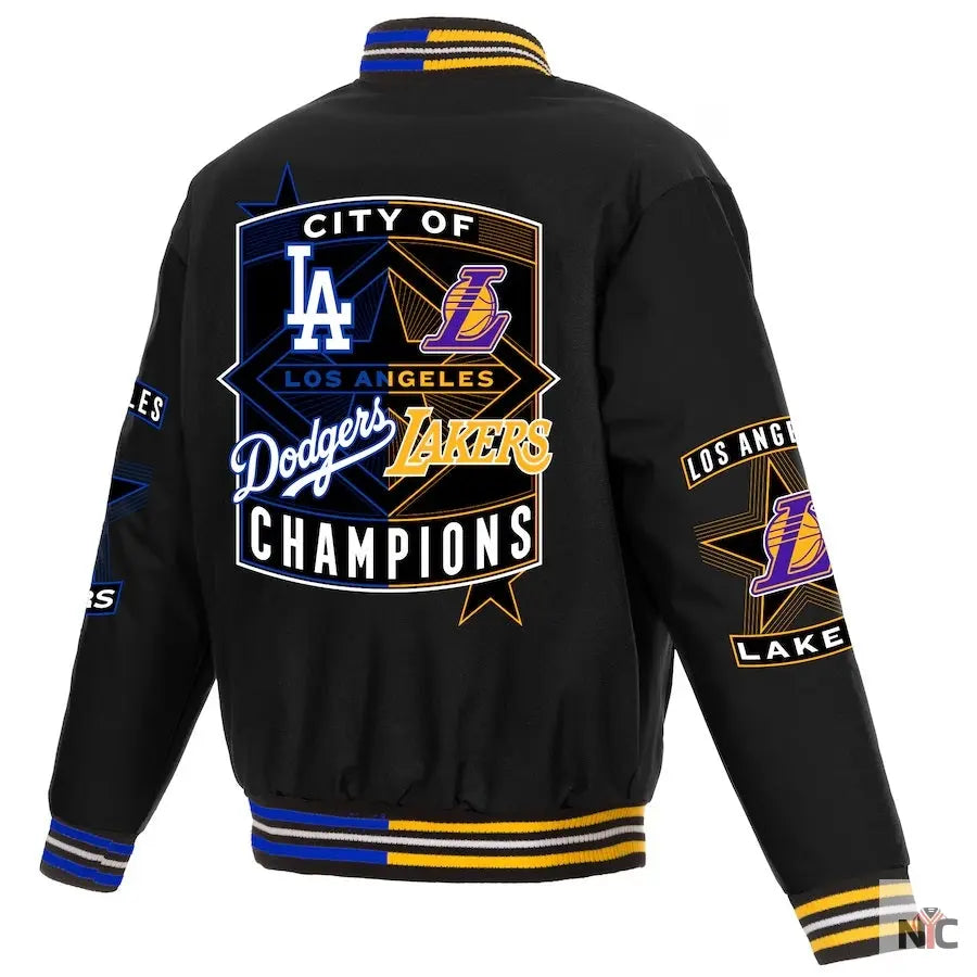 Los Angeles 2020 Dual Champions Full-Zip Jacket NYC Jackets