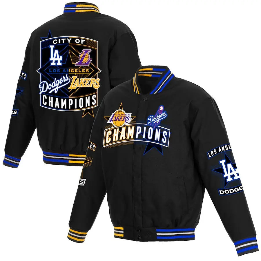 Los Angeles 2020 Dual Champions Full-Zip Jacket NYC Jackets