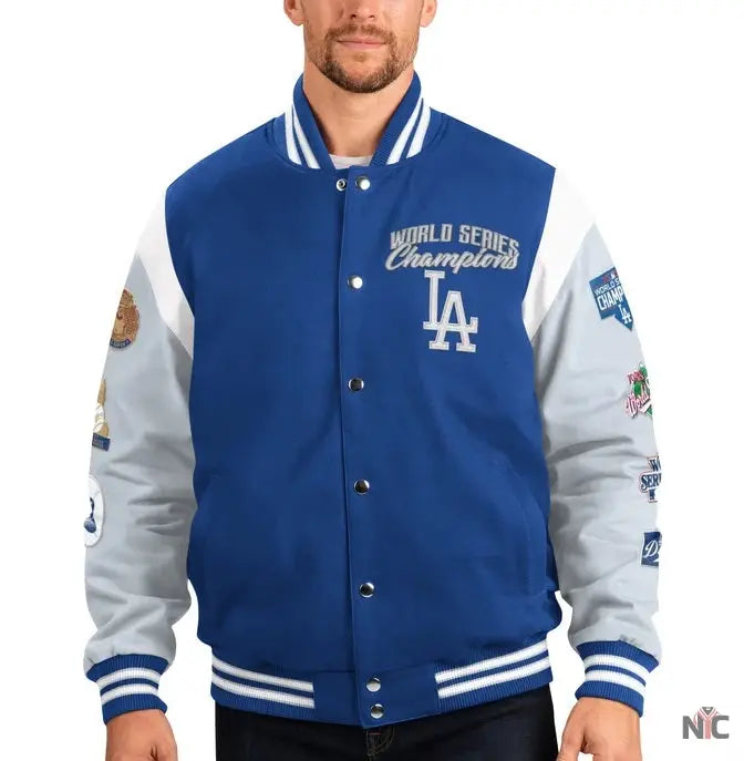 Los Angeles Dodgers 7 Time World Series Jacket NYC Jackets