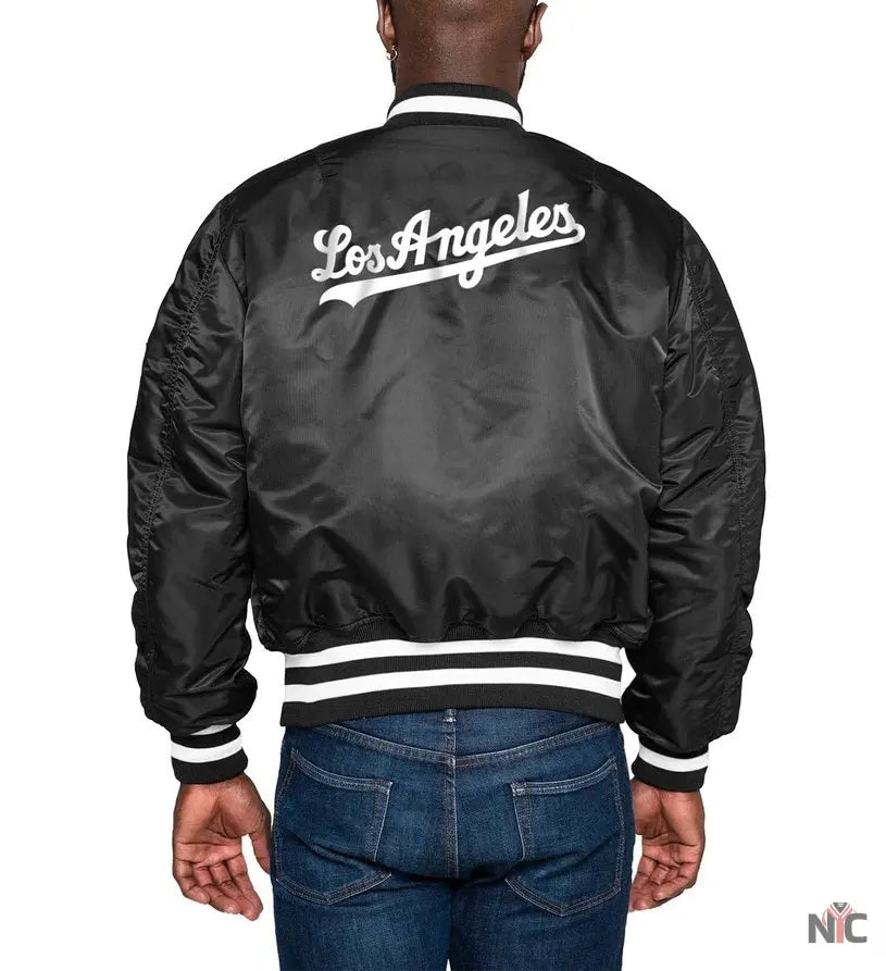 Los Angeles Dodgers Alpha Industries Ma-1 Bomber Jacket NYC Jackets