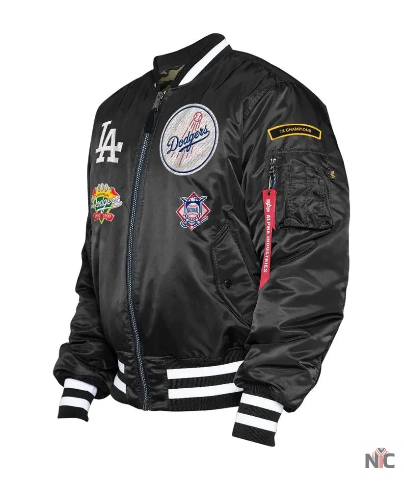 Los Angeles Dodgers Alpha Industries Ma-1 Bomber Jacket NYC Jackets