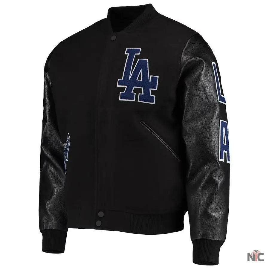 Los Angeles Dodgers Full-zip Wool Varsity Jacket NYC Jackets