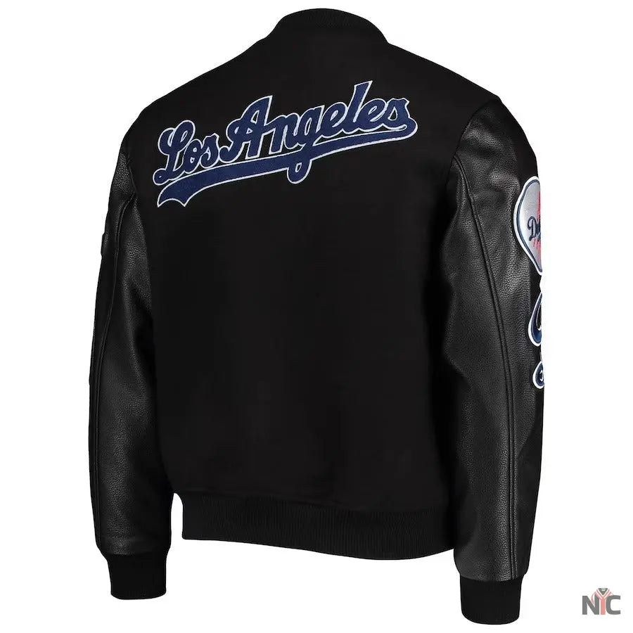 Los Angeles Dodgers Full-zip Wool Varsity Jacket NYC Jackets