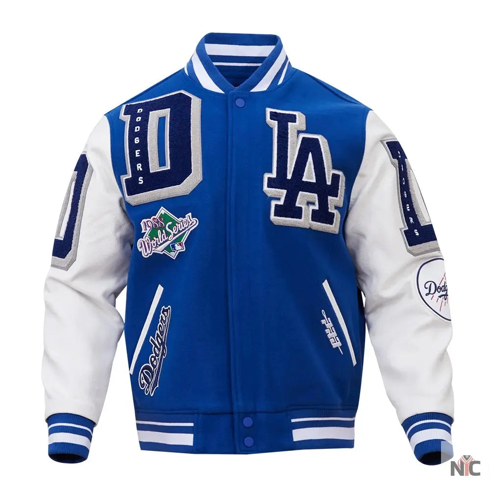 Los Angeles Dodgers Mashup Varsity Jacket NYC Jackets