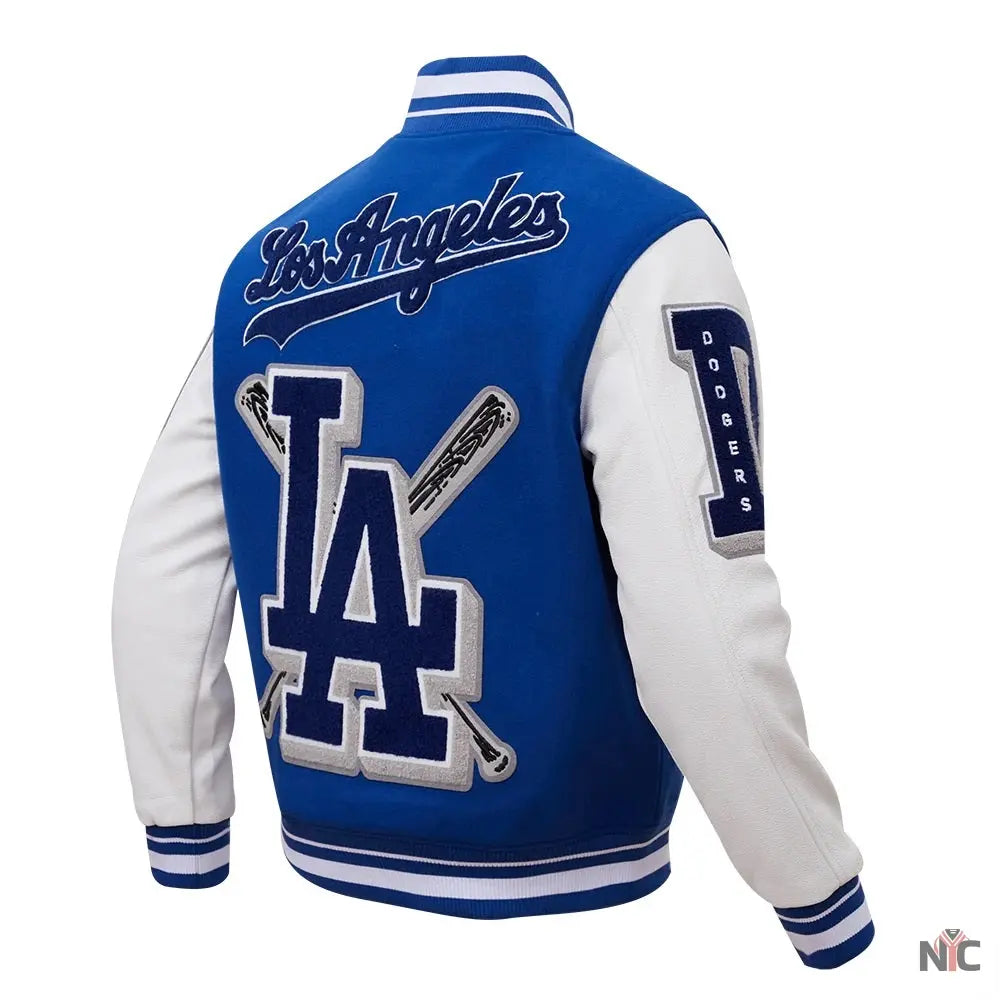Los Angeles Dodgers Mashup Varsity Jacket NYC Jackets