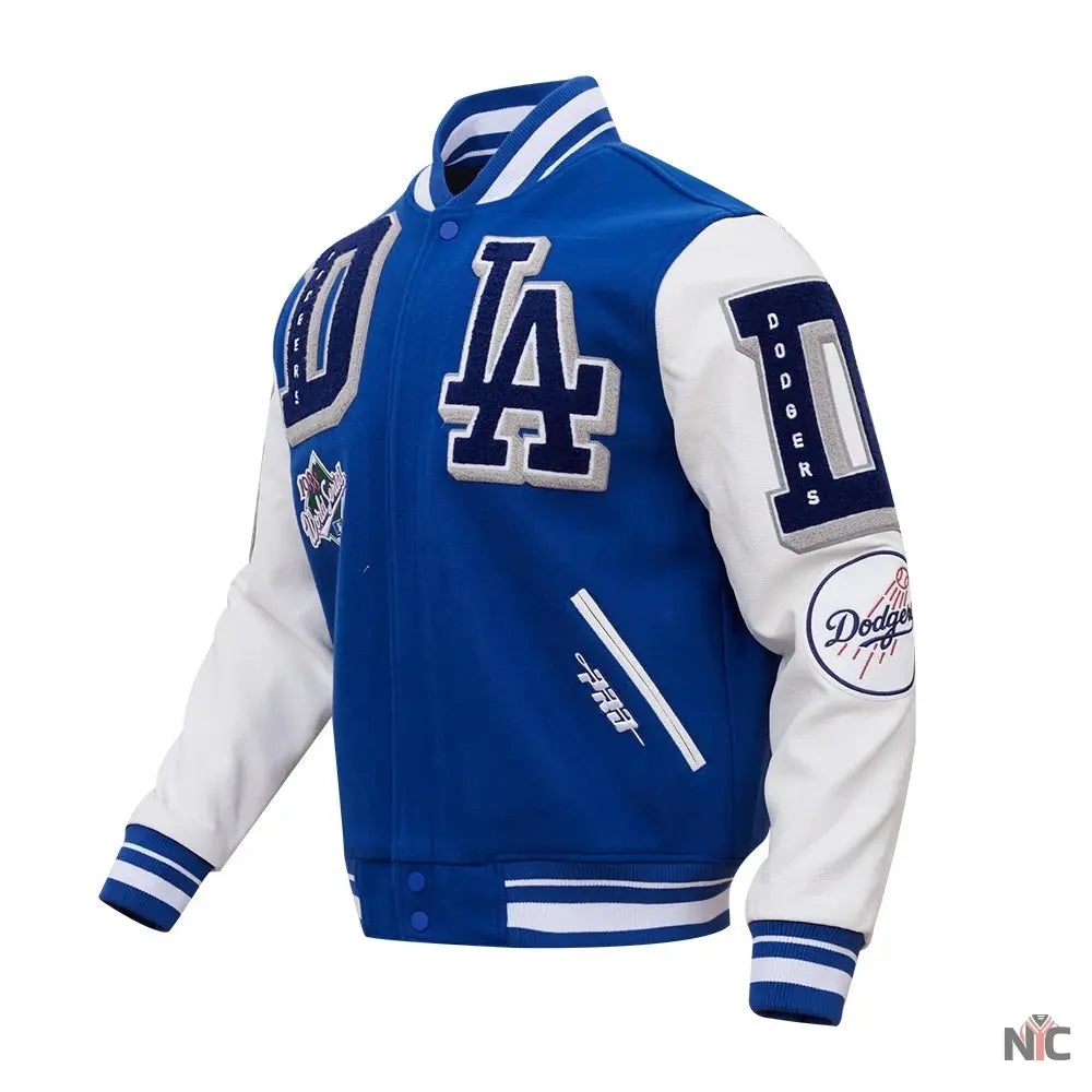 Los Angeles Dodgers Mashup Varsity Jacket NYC Jackets