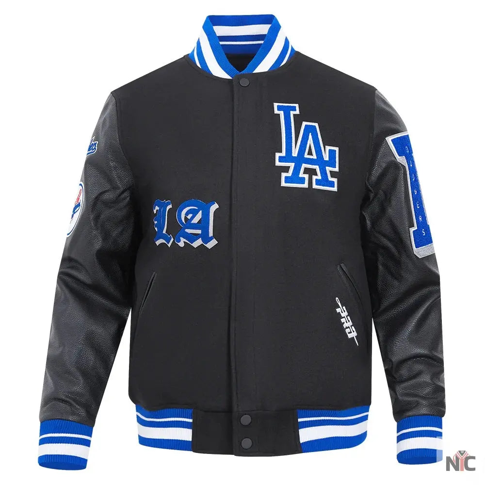 Los Angeles Dodgers Old English Varsity Jacket NYC Jackets