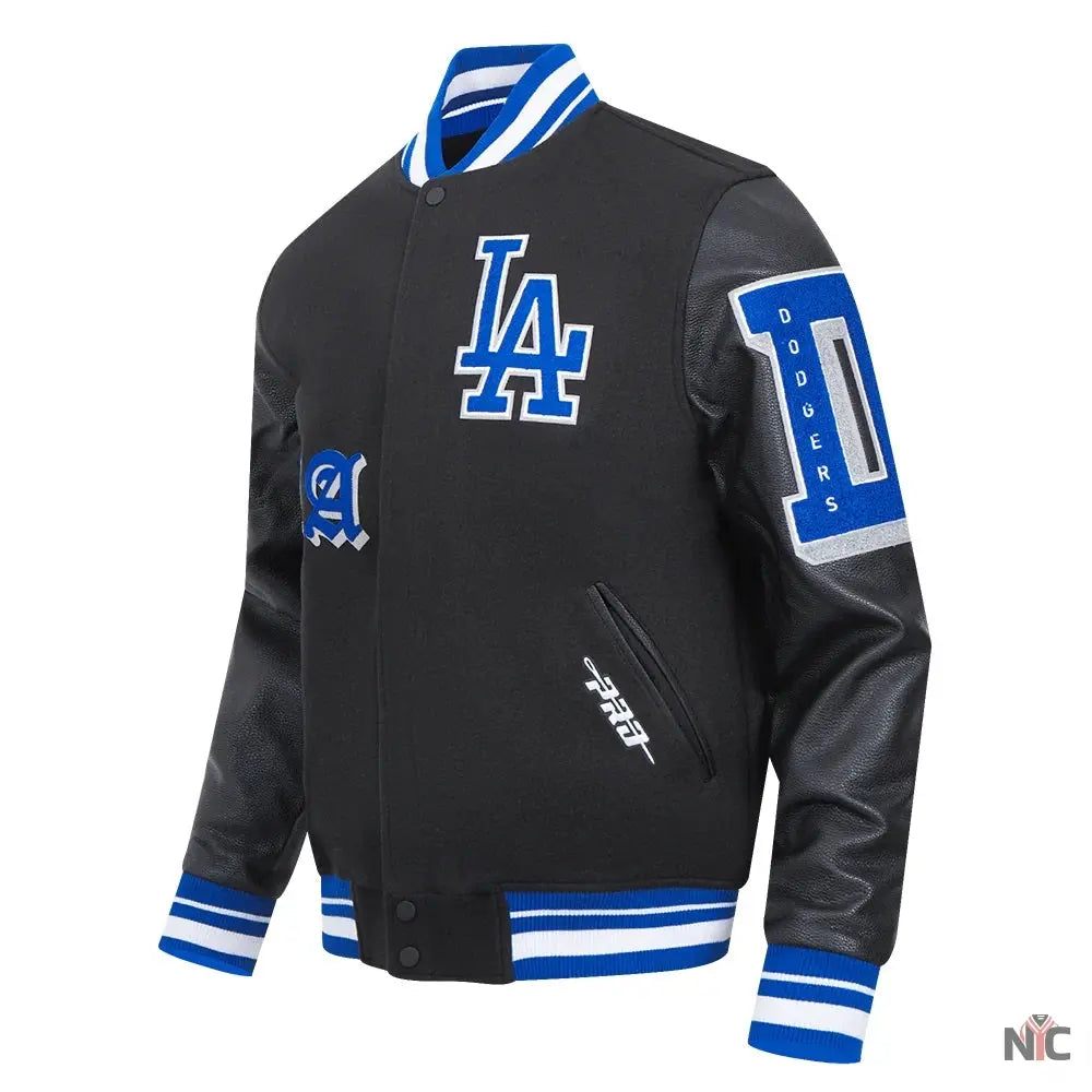 Los Angeles Dodgers Old English Varsity Jacket NYC Jackets