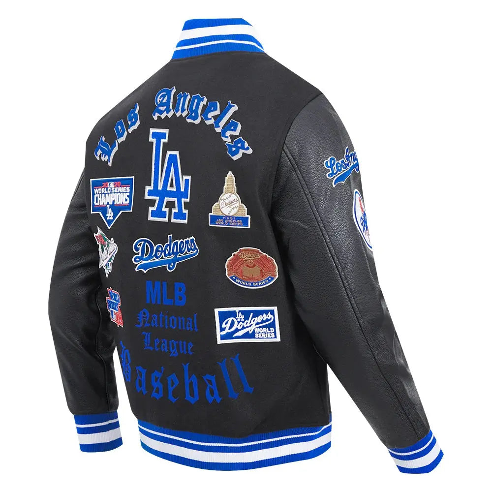 Los Angeles Dodgers Old English Varsity Jacket NYC Jackets