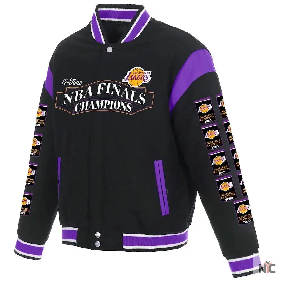 Los Angeles Lakers Champions Full Snap Jacket NYC Jackets