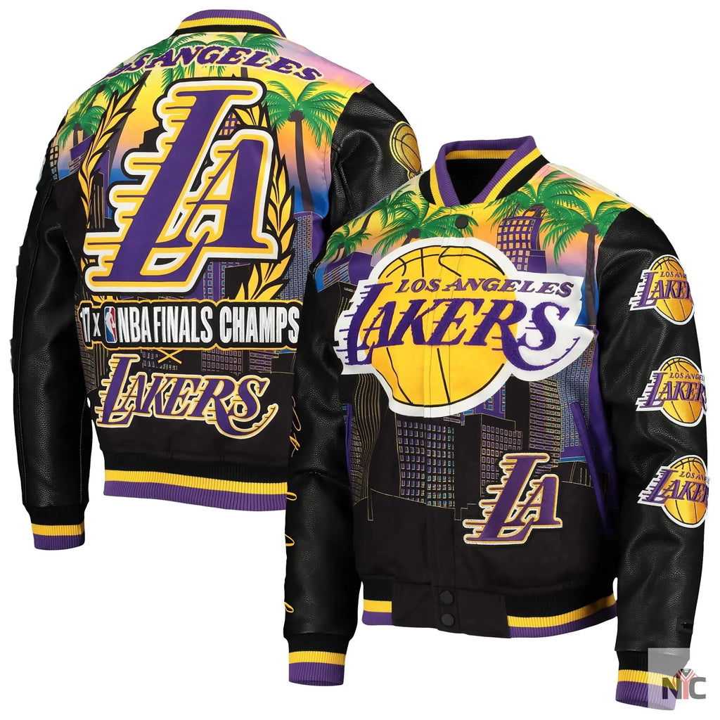 Los Angeles Lakers Championship Jacket NYC Jackets