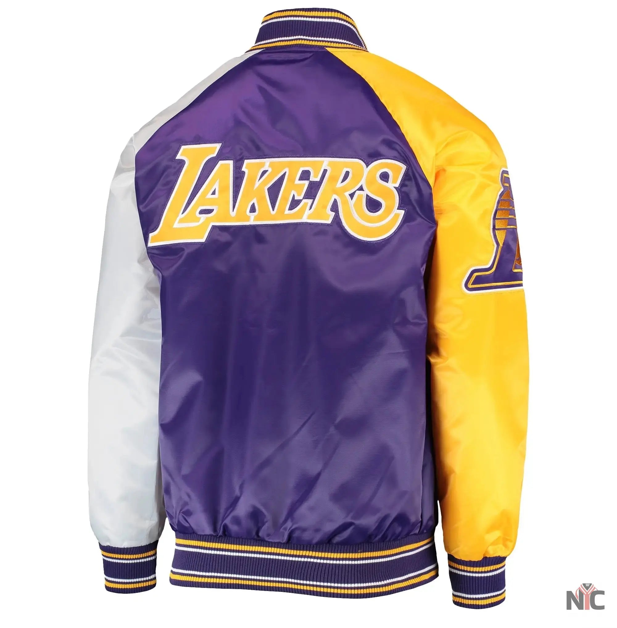 Los Angeles Lakers Reliever Multi Color Varsity Jacket NYC Jackets