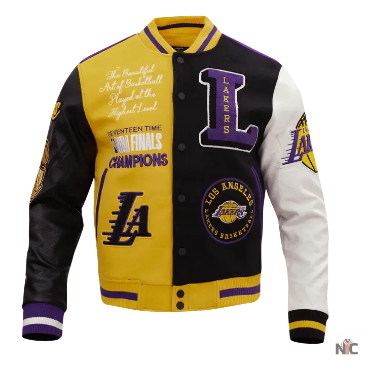 Los Angeles Lakers Varsity Jacket NYC Jackets
