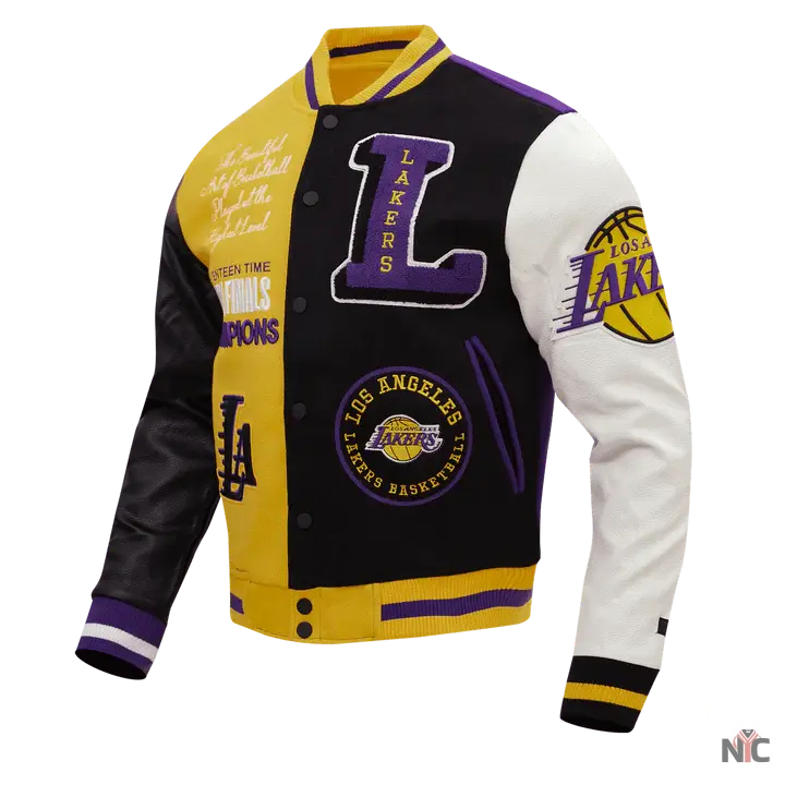 Los Angeles Lakers Varsity Jacket NYC Jackets