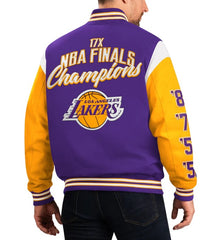 Los Angeles Lakers 17 Time Championship Varsity Jacket
