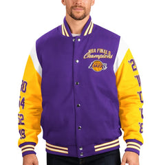 Los Angeles Lakers 17 Time Championship Varsity Jacket