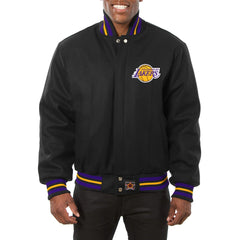 Los Angeles Lakers Black Wool Varsity Jacket