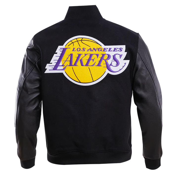 Los Angeles Lakers Gradient Logo Wool Varsity Jacket