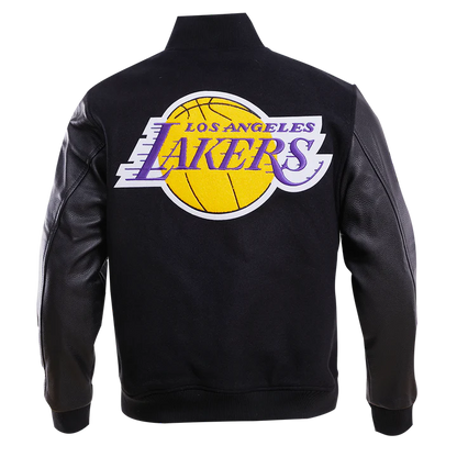 Los Angeles Lakers Gradient Logo Wool Varsity Jacket