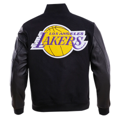 Los Angeles Lakers Gradient Logo Wool Varsity Jacket
