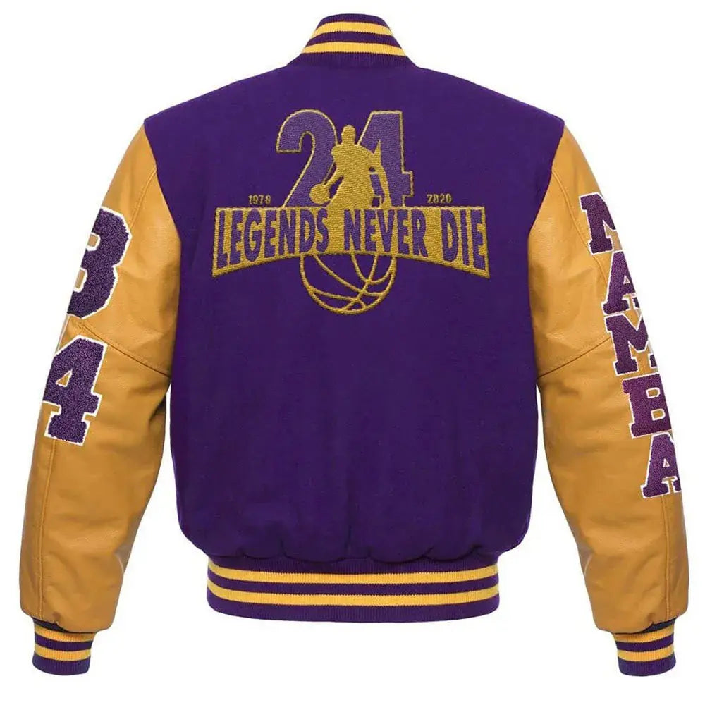 Los Angeles Lakers Kobe Bryant Mamba Letterman Jacket