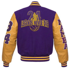 Los Angeles Lakers Kobe Bryant Mamba Letterman Jacket