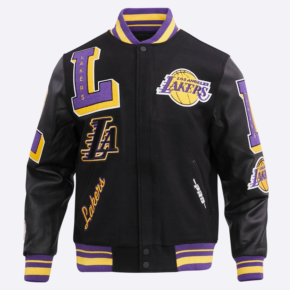 Los Angeles Lakers Mashup Varsity Jacket