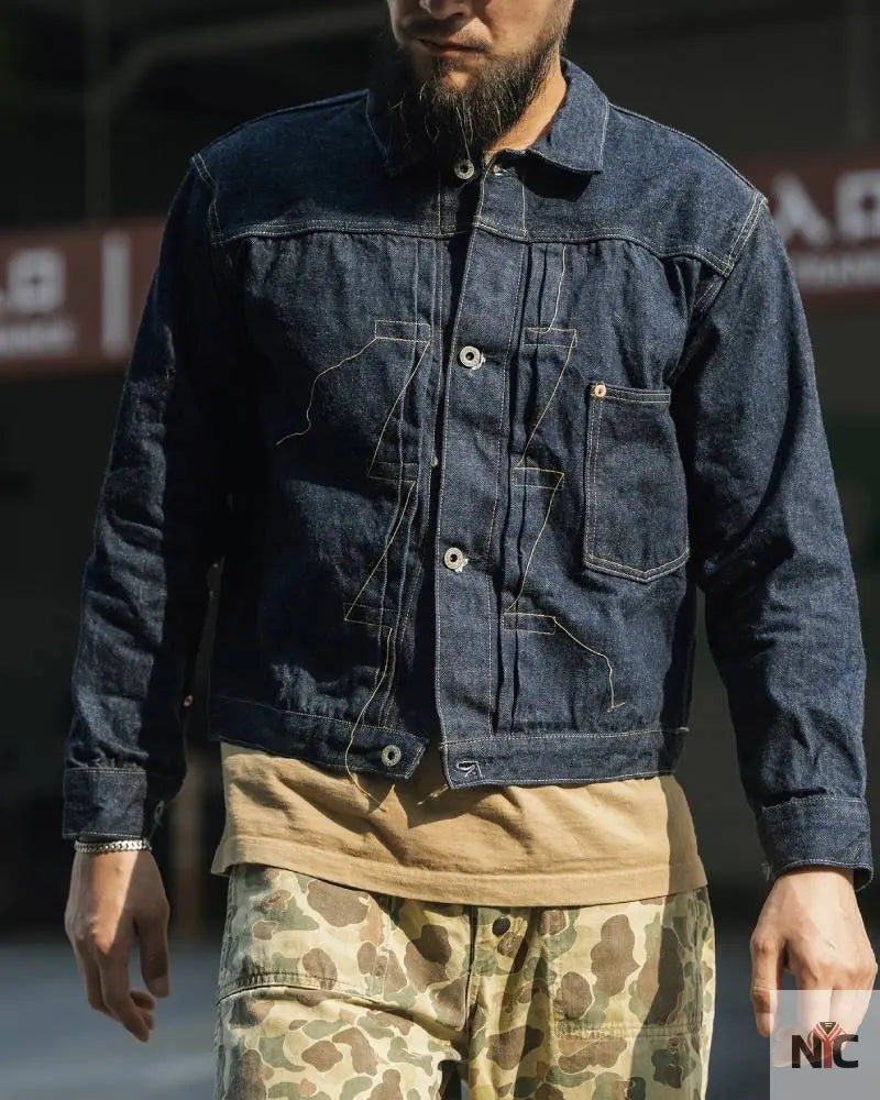 Lot 44806XX WWII Type 1 Selvedge Denim Jacket NYC Jackets
