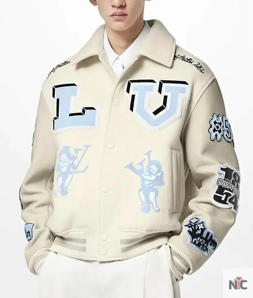 Louis Vuitton Bunny Varsity Jacket NYC Jackets